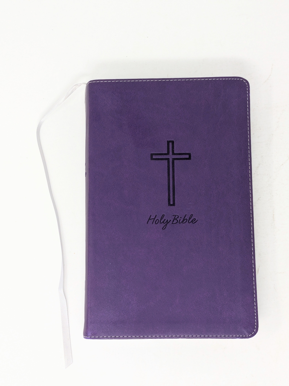 KJV Deluxe Gift Holy Bible Leathersoft Purple Red Letter Edition